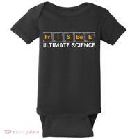 Frisbee Ultimate Science - Funny Disc Golf Baby Bodysuit thumb 0