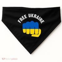 Free Ukraine Strong USA-Made Doggie Bandana thumb 0