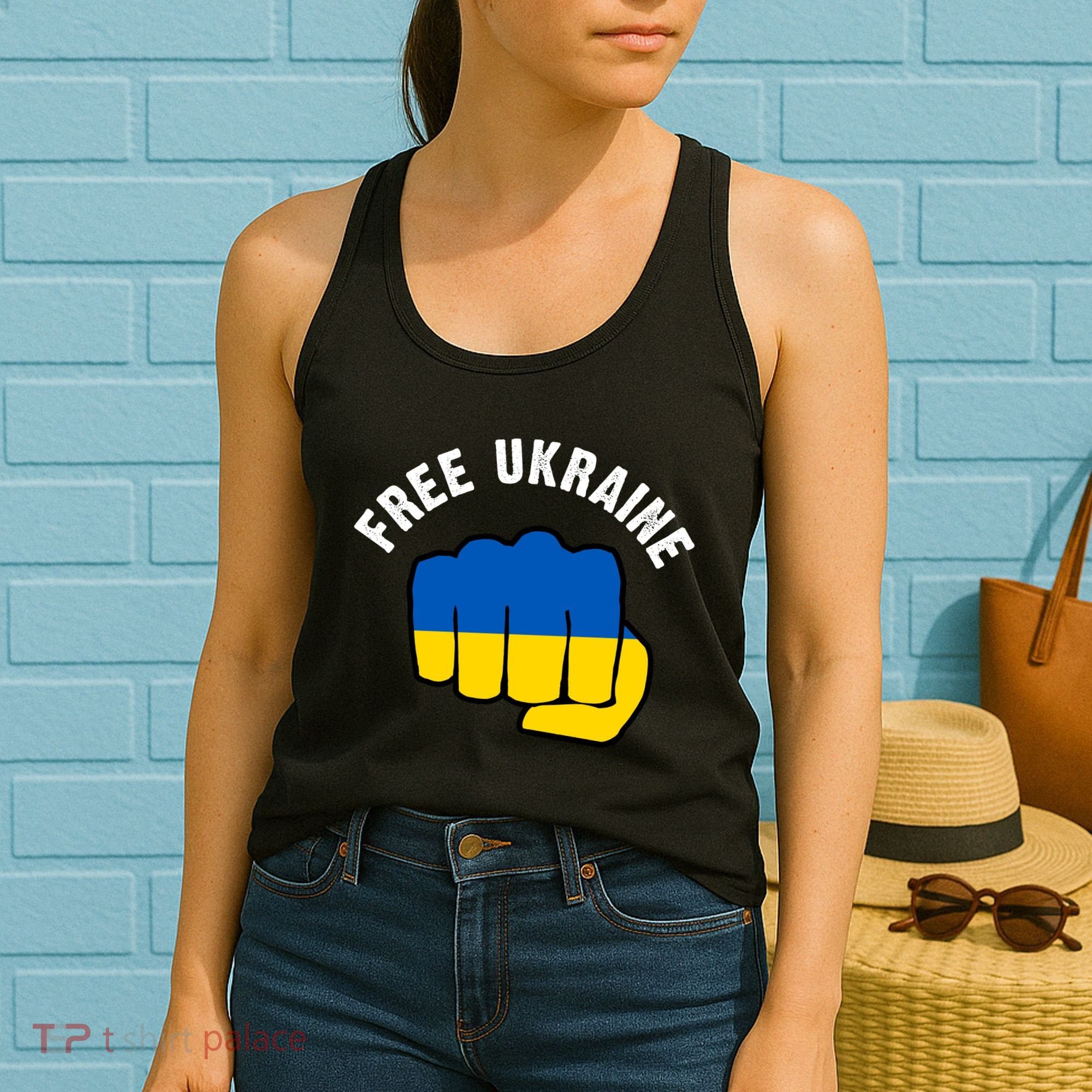 Free Ukraine Strong Women's Tank Top