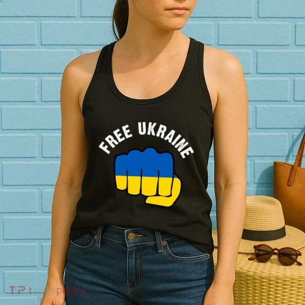 Free Ukraine Strong Women's Tank Top