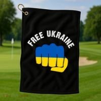 Free Ukraine Strong Golf Towel thumb 1