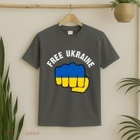 Free Ukraine Strong T-Shirt thumb 2