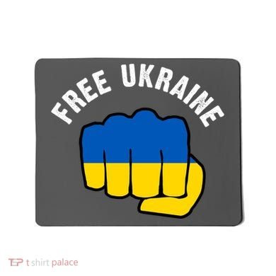 Free Ukraine Strong Mousepad