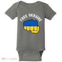 Free Ukraine Strong Baby Bodysuit thumb 0