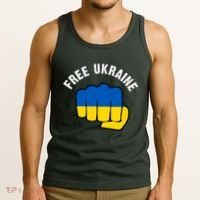 Free Ukraine Strong Tank Top thumb 3