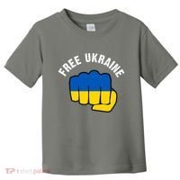 Free Ukraine Strong Toddler T-Shirt thumb 0