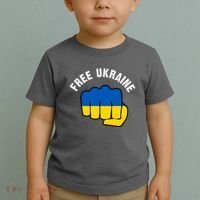Free Ukraine Strong Toddler T-Shirt thumb 2