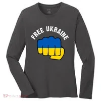 Free Ukraine Strong Women's Long Sleeve Shirt thumb 0