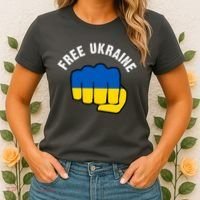 Free Ukraine Strong Women's T-Shirt thumb 2