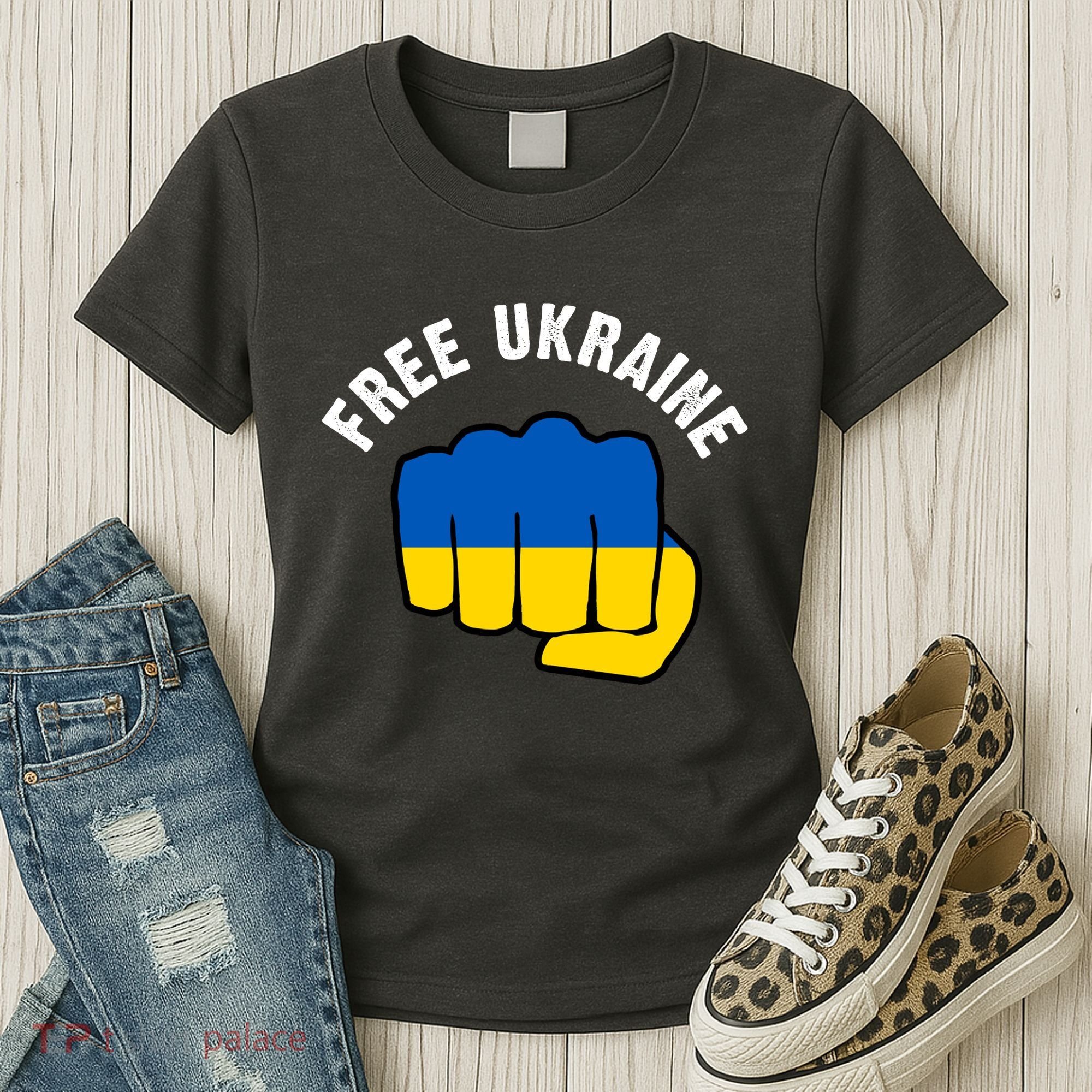 Free Ukraine Strong Women's T-Shirt
