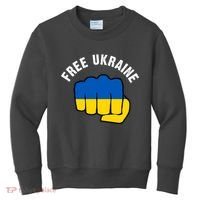Free Ukraine Strong Kids Sweatshirt thumb 0
