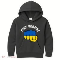 Free Ukraine Strong Kids Hoodie thumb 0