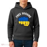 Free Ukraine Strong Kids Hoodie thumb 4