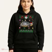 Funny Ugly Sweater Christmas Animals Santa Turtle Lover Gift Hoodie thumb 5