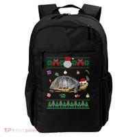 Funny Ugly Sweater Christmas Animals Santa Turtle Lover Gift Backpack thumb 0