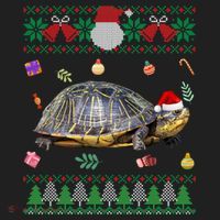 Funny Ugly Sweater Christmas Animals Santa Turtle Lover Gift Beanie thumb 2