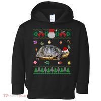 Funny Ugly Sweater Christmas Animals Santa Turtle Lover Gift Toddler Hoodie thumb 0