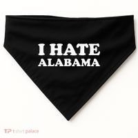 Funny US State Souvenir I Hate Alabama USA-Made Doggie Bandana thumb 0
