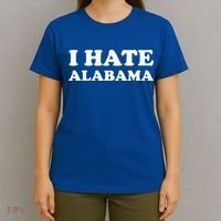 Funny US State Souvenir I Hate Alabama T-Shirt thumb 4