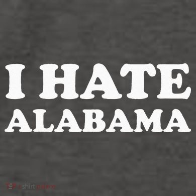 Funny US State Souvenir I Hate Alabama Vector Backpack