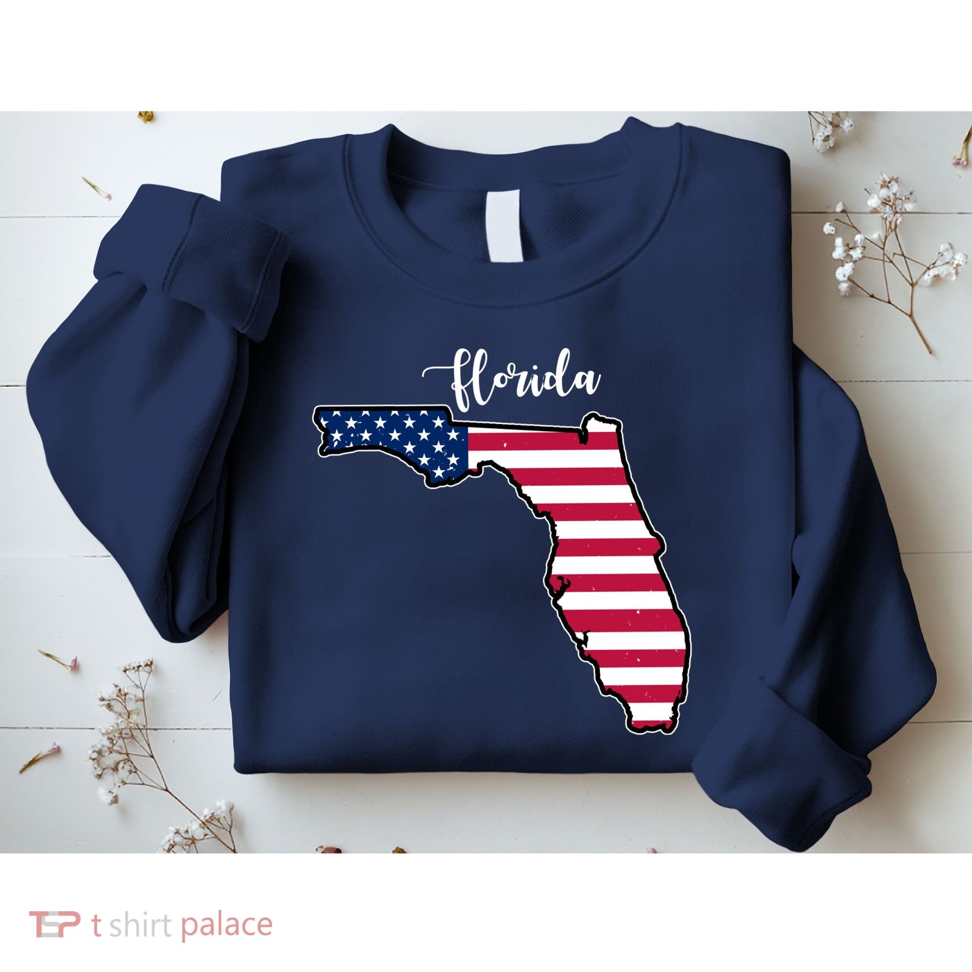 Florida United States Map Sweatshirt