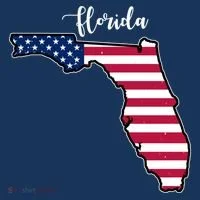 Florida United States Map Bucket Hat thumb 4