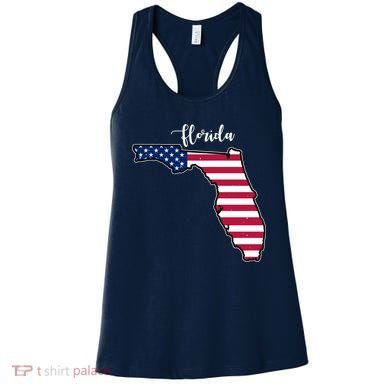 Florida United States Map Women's Tank Top