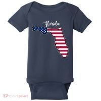 Florida United States Map Baby Bodysuit thumb 0