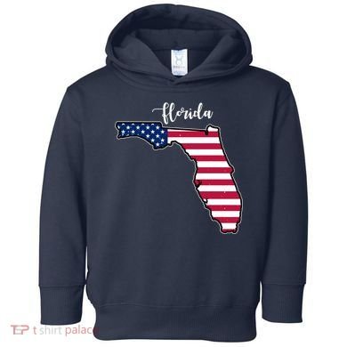 Florida United States Map Toddler Hoodie