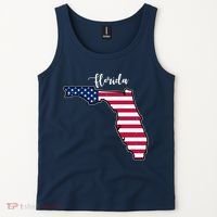 Florida United States Map Tank Top thumb 2