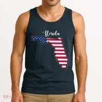 Florida United States Map Tank Top thumb 3