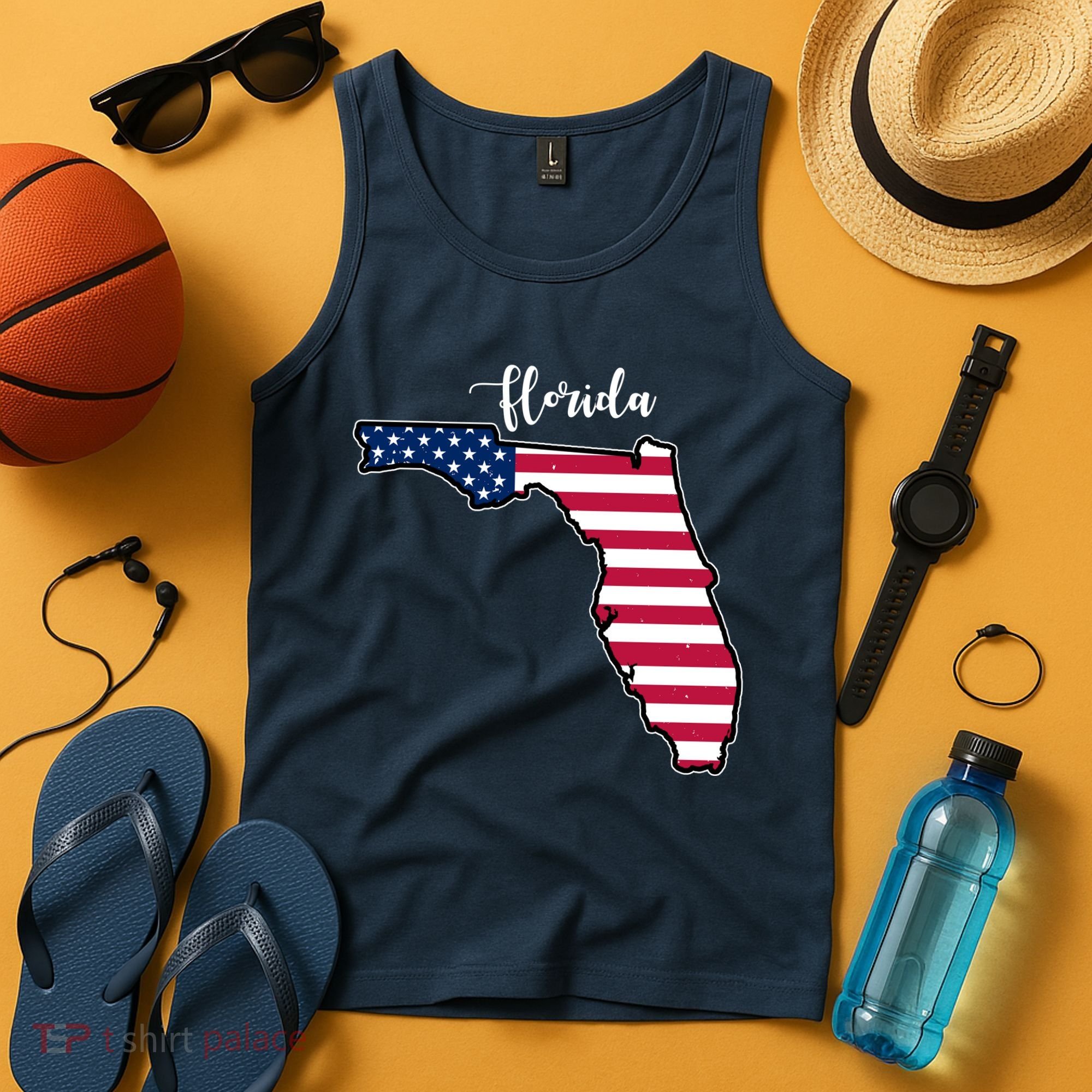 Florida United States Map Tank Top