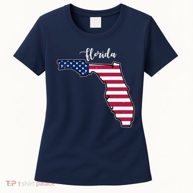 Florida United States Map Women's T-Shirt