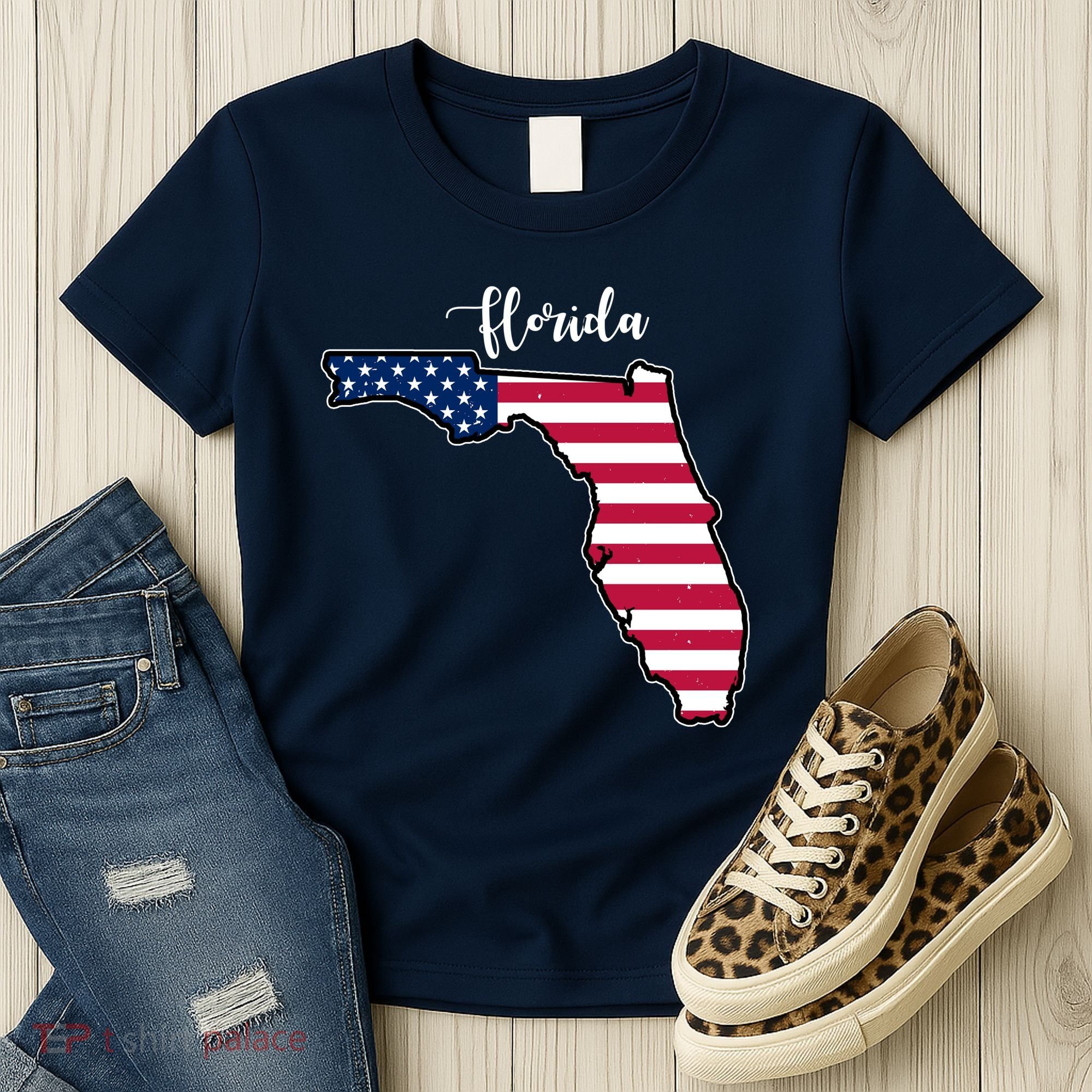 Florida United States Map Women's T-Shirt