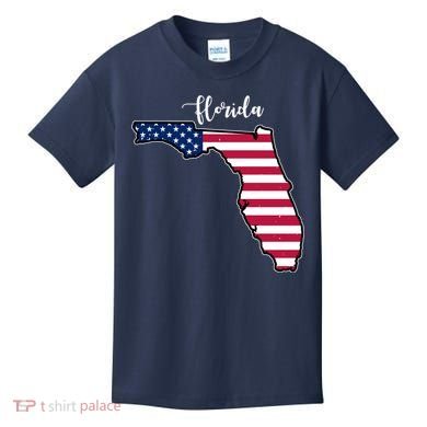 Florida United States Map Kids T-Shirt