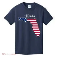 Florida United States Map Kids T-Shirt thumb 0