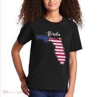 Florida United States Map Kids T-Shirt thumb 2