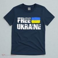Free Ukraine Support Ukraine I Stand With Ukraine Flag T-Shirt thumb 5