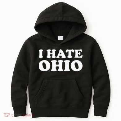 Funny US State Souvenir I Hate Ohio Kids Hoodie