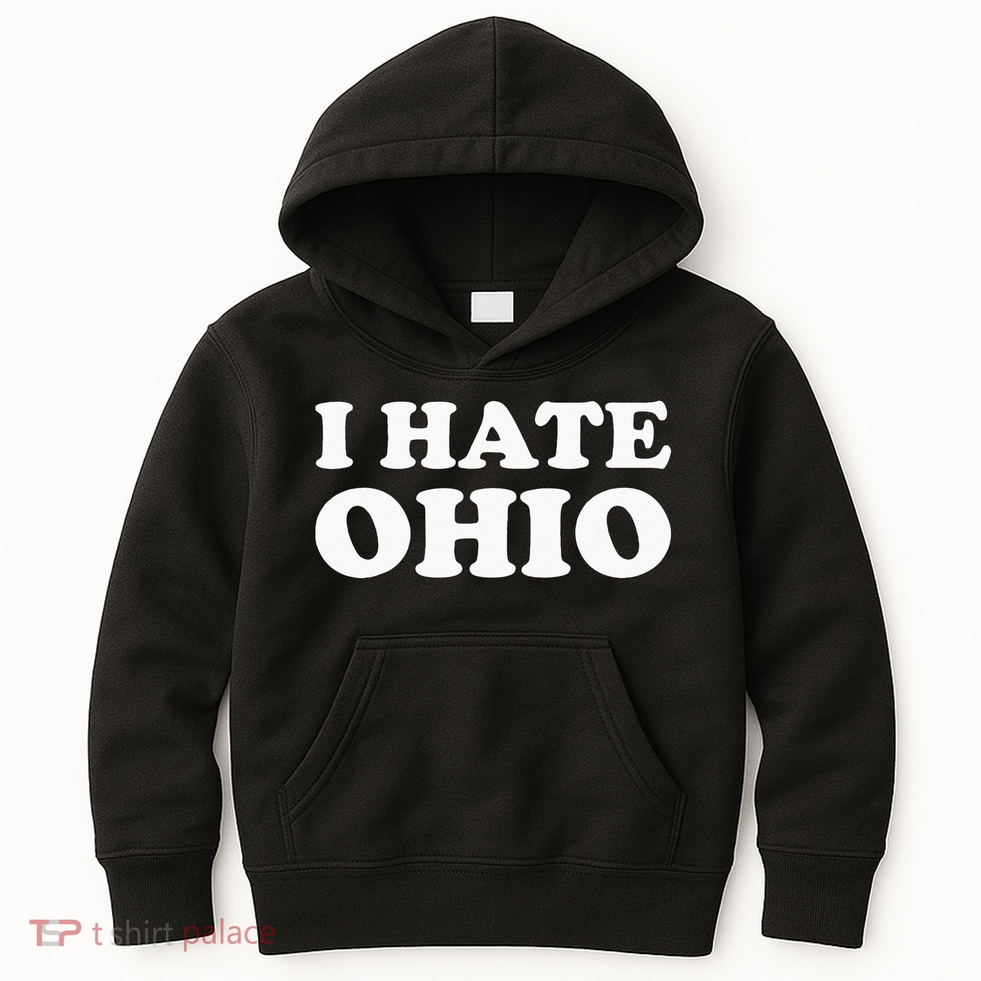 Funny US State Souvenir I Hate Ohio Kids Hoodie
