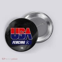 Fencing Usa Team Button thumb 0