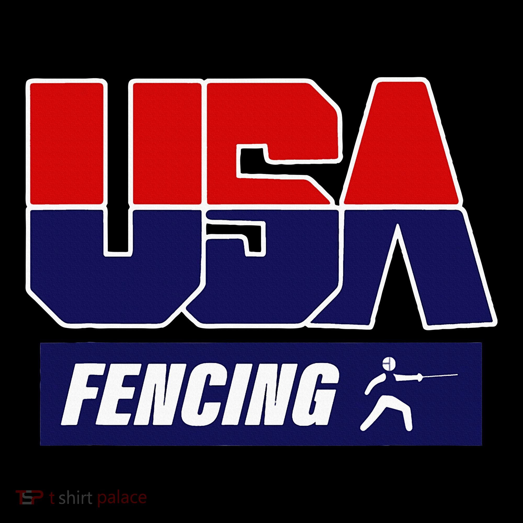 Fencing Usa Team Button