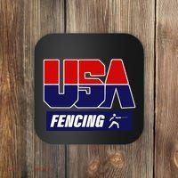 Fencing Usa Team Coaster thumb 0