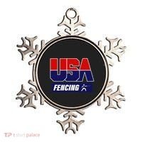 Fencing Usa Team Ornament thumb 0