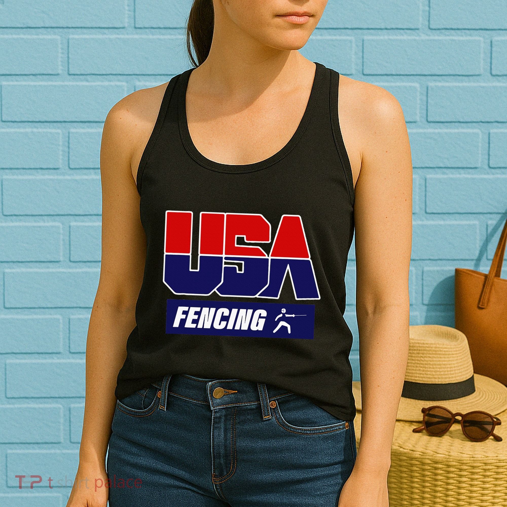 Fencing Usa Team Women's Tank Top