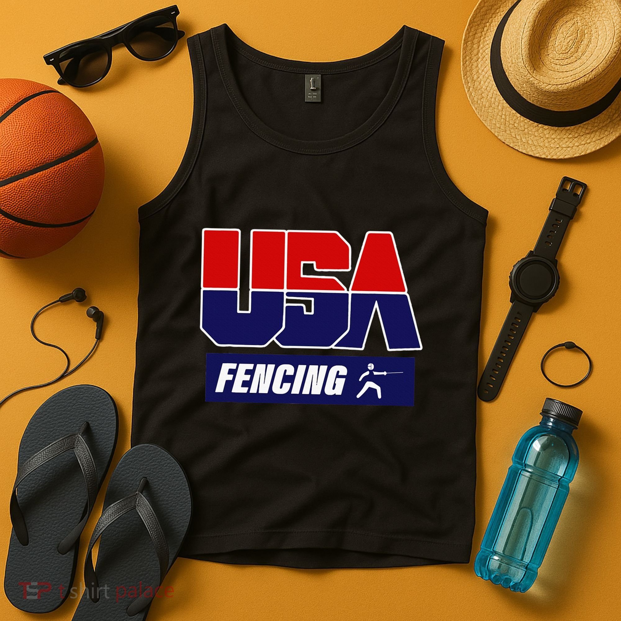 Fencing Usa Team Tank Top