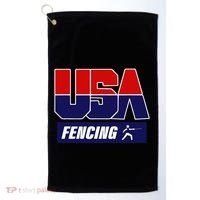 Fencing Usa Team Golf Towel thumb 0