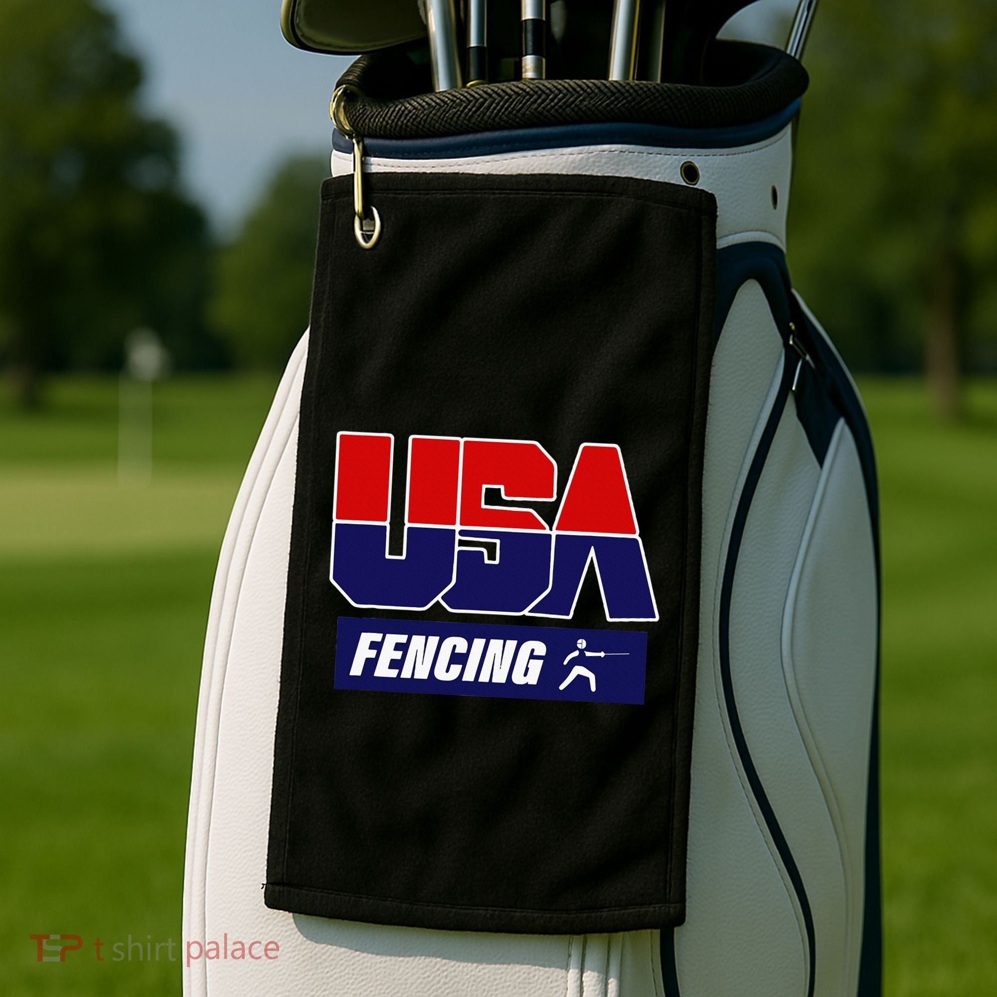 Fencing Usa Team Golf Towel