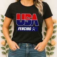 Fencing Usa Team Women's T-Shirt thumb 2