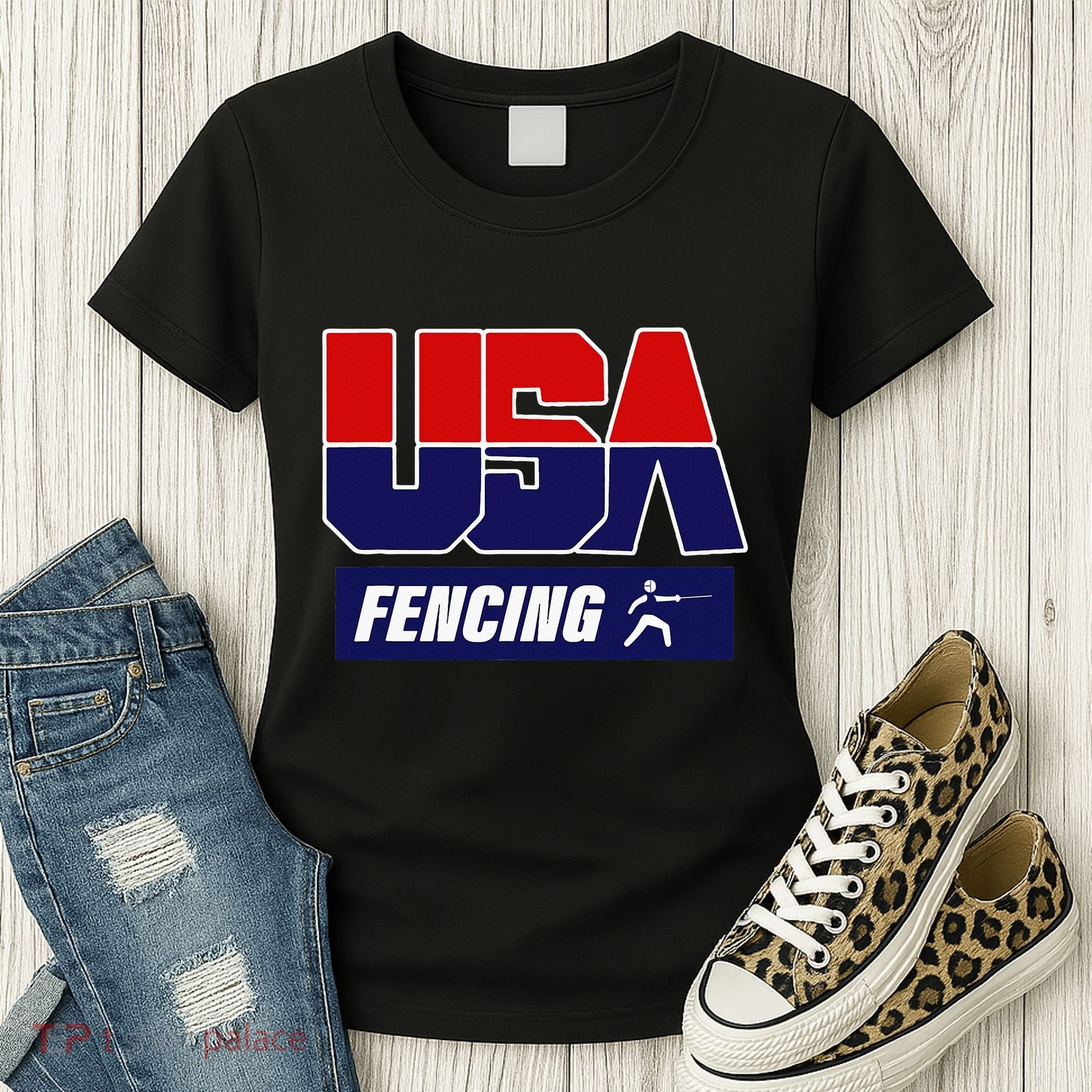 Fencing Usa Team Women's T-Shirt